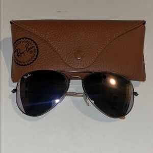 Purple Ray-Ban Aviator Sunglasses